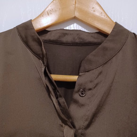 Chocolate Brown Blouse - Picture 3 of 7